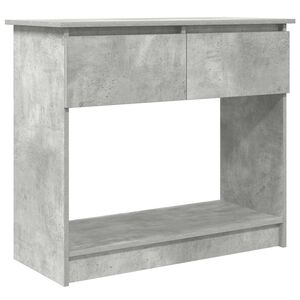 vidaXL Avlastningsbord med l&aring;dor betonggr&aring; 85,5x38,5x74,5 cm