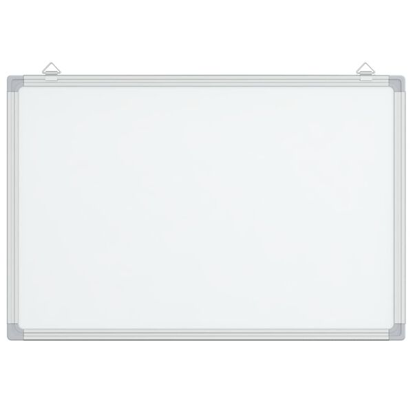 vidaXL Magnetisk whiteboard 60x40x1,7 cm aluminium