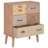 vidaXL Sk&auml;nk med 5 l&aring;dor brun 60x30x78 cm MDF
