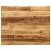 vidaXL Bordsskiva 110x80x3,8 cm levande kant massivt grovt mangotr&auml;