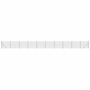 vidaXL St&auml;ngsel med stolpsko antracit 1,4x25 m