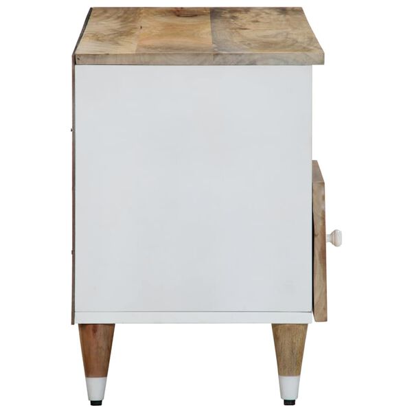 vidaXL TV-bänk 100x33,5x46 cm mango i massivt trä