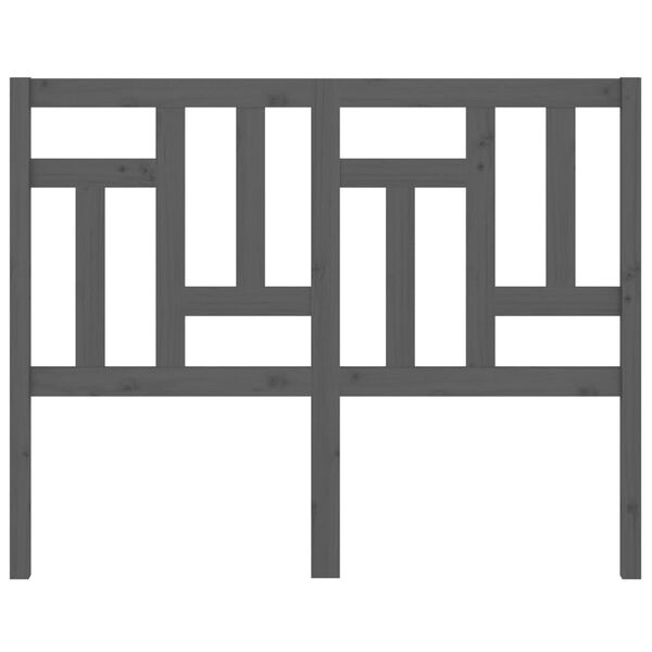 vidaXL S&auml;nggavel gr&aring; 205,5x4x100 cm massiv furu