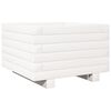 vidaXL Odlingsl&aring;da vit 40x40x26,5 cm massiv furu
