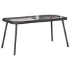 vidaXL Kaffeebord Svart 90 x 45 x 43 cm konstrotting