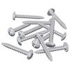 vidaXL Tr&auml;skruvar 12 st Silver M4 x 28 mm St&aring;l