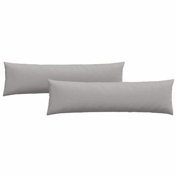 vidaXL Sofakuddar 2 pcs Moln Gr&aring; 145 x 40 cm tyg