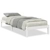 vidaXL S&auml;ngram utan madrass extra l&aring;ng vit 80x210 cm massiv furu