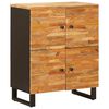 vidaXL Sidokabinett Brun 60 x 33 x 75 cm Massivt mangotr&auml;
