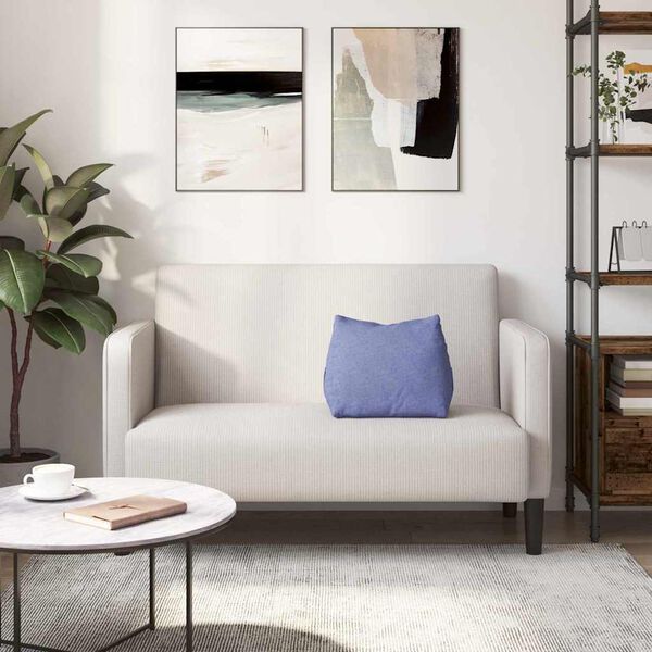 vidaXL Ryggkudde Jeansbl&aring; 45 x 20 x 35 cm tyg