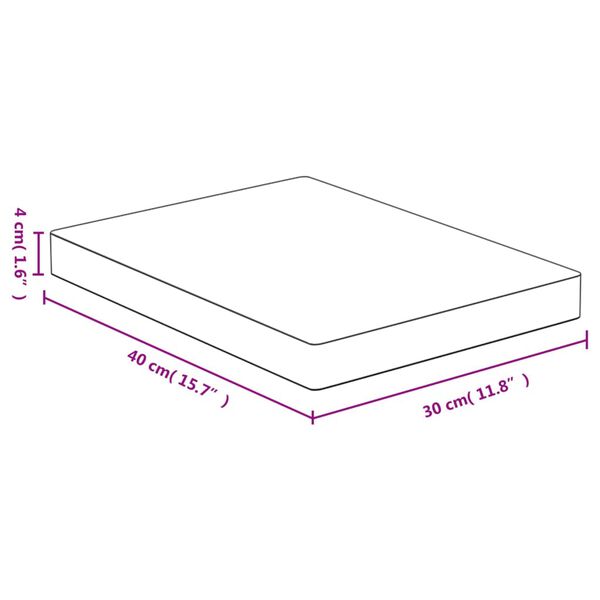 vidaXL Sk&auml;rbr&auml;da 30x40x4 cm bambu