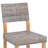 vidaXL 2 pcs Kubu grå 45 x 55 x 84 cm Kubu Rattan