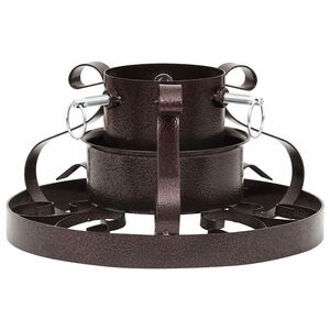vidaXL Julgransfot antik koppar 29x29x15,5 cm
