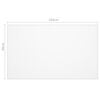 vidaXL Bordsskydd matt 160x90 cm 1,6 mm PVC