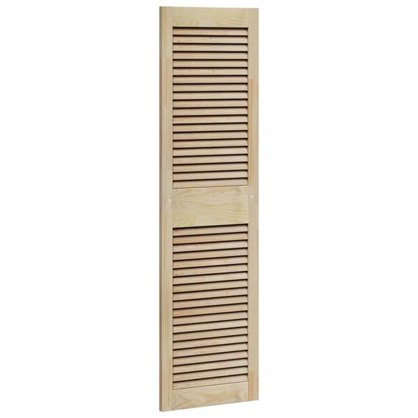 vidaXL Sk&aring;pd&ouml;rr 2 pcs Naturf&auml;rg 140,5 x 2,1 x 39,5 cm Massiv furu