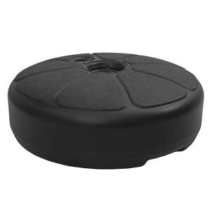 vidaXL Parasollfot sand/vattenfylld 15 L svart