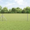 vidaXL St&auml;ngselstolpe Silver 25 x 0,5 m (25 x 25 mm mesh) St&aring;l