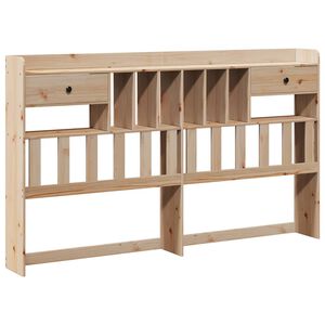 vidaXL Huvudgavel med f&ouml;rvaring 180 cm massiv furu