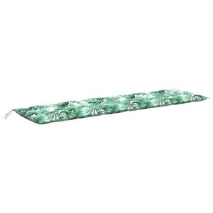 vidaXL B&auml;nkdyna f&ouml;r tr&auml;dg&aring;rden bladm&ouml;nster 180x50x7 cm oxfordtyg