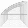 vidaXL Hundbur med lagring 3 pcs Silver 6 x 2 x 2 m Galvaniserat st&aring;l