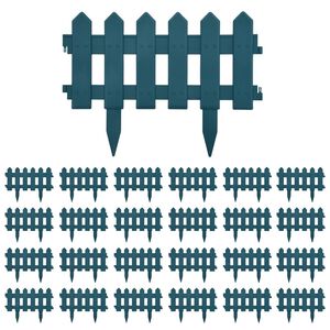 vidaXL Rabattkant 25 st gr&ouml;n 10 m PP