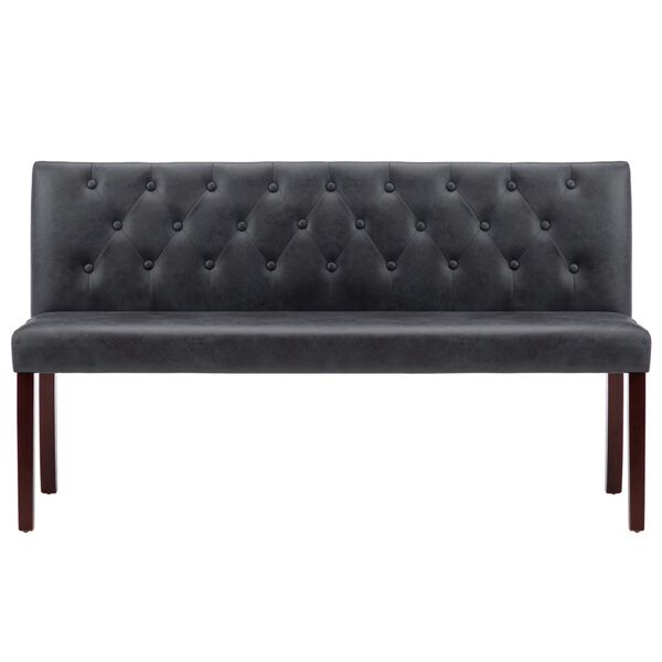 vidaXL B&auml;nk 148,5 cm konstmocka gr&aring;