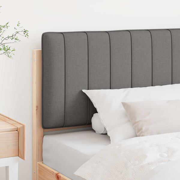 vidaXL Kl&auml;dd s&auml;nggavel Brun och ljusgr&aring; 100 cm Massiv furu