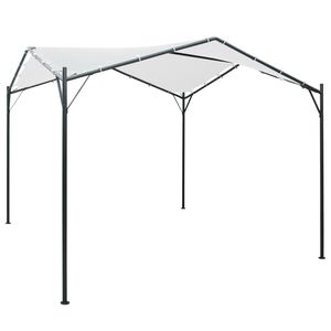 vidaXL Paviljong 3x3x2,6 m vit 180 g/m&sup2;