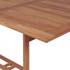 vidaXL Trädgårdsbord 180x90x75 cm massiv teak