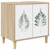 vidaXL Badrumssk&aring;p HANAU Sonoma-ek 60 x 40 x 60 cm Konstruerat tr&auml;