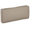 vidaXL Kudde Taupe 120 x 50 x 12 cm Oxford Tyg