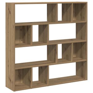 vidaXL Bokhylla/rumsavdelare hantverksm&auml;ssig ek 105x24x102 cm