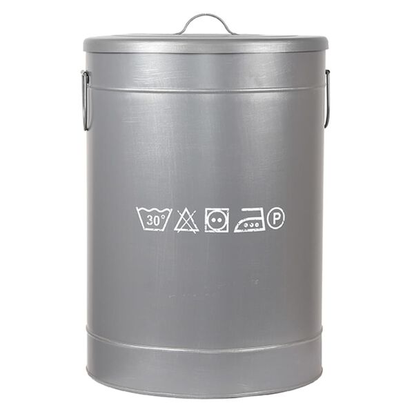 LABEL51 Tv&auml;ttkorg 40x40x58 cm L antikgr&aring;