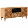 vidaXL F&ouml;rvaringssk&aring;p Brun 105 x 33,5 x 46 cm Massivt mangotr&auml;