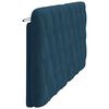 vidaXL Headboard Cushion Blue 180 cm Velvet