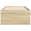 vidaXL Dagbädd med lådor utan madrass sonoma-ek 90x190 cm