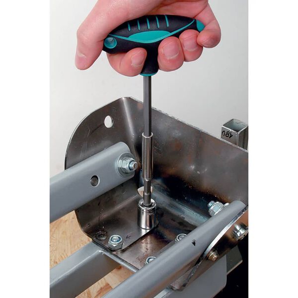 wolfcraft Skruvmejsel med T-handtag och bitsh&aring;llare 1235000