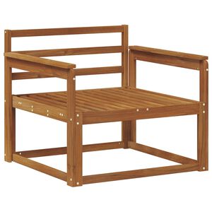 vidaXL Utomhus Mellansoffa Massivt Akaciatr&auml; Naturf&auml;rg