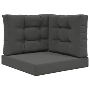 vidaXL Utomhus Soffa Kudde 3 pcs Antracit Polyester