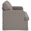 vidaXL Soffa Taupe 144 x 80 x 85 cm tyg