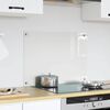 vidaXL Köksplånbak Transparent 70 x 50 cm härdat glas