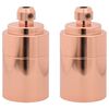 vidaXL Lamph&aring;llare 2 st ros&eacute;guld E27