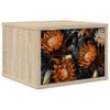 vidaXL V&auml;ggmonterad s&auml;nggavel LOCHEM Sonoma-ek 36 x 33 x 25 cm