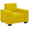 vidaXL Soffstol gul 100x77x82 cm sammet