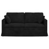 vidaXL Soffa Svart 158 x 78 x 80 cm Sammet