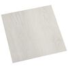 vidaXL Sj&auml;lvh&auml;ftande golvplankor 30,5 x 30,5 cm 20 pcs PVC Ljus beige