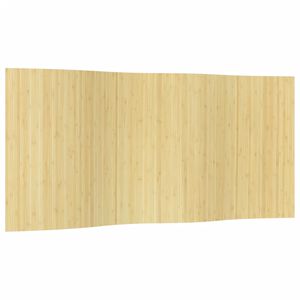 vidaXL Rumsavdelare ljus naturlig bredd 400 cm h&ouml;jd 165 cm bambu