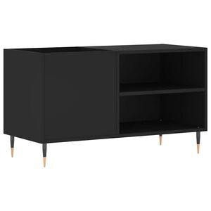 vidaXL Stereob&auml;nk svart 85x38x48 cm konstruerat tr&auml;