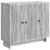 vidaXL Sideboard Gr&aring; sonoma-ek 89 x 34,5 x 80 cm Konstruerat tr&auml;