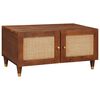 vidaXL Kaffeebord 80 x 50 x 40 cm Massivt mangotr&auml;
